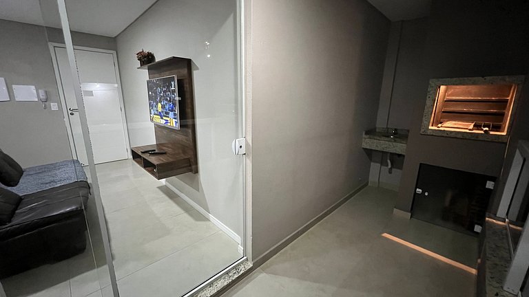 Apartamento 2 dormitórios e 2 wc para 4 pessoas em Bombinhas