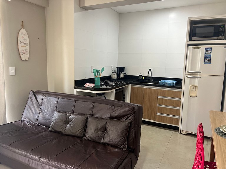 Apartamento 2 dormitórios e 2 wc para 4 pessoas em Bombinhas