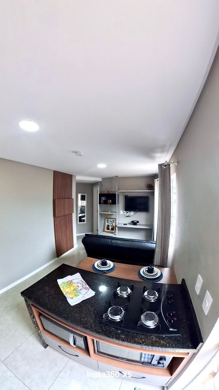 Apartamento 1 dormitório para 3 pessoas em Bombinhas - Resid